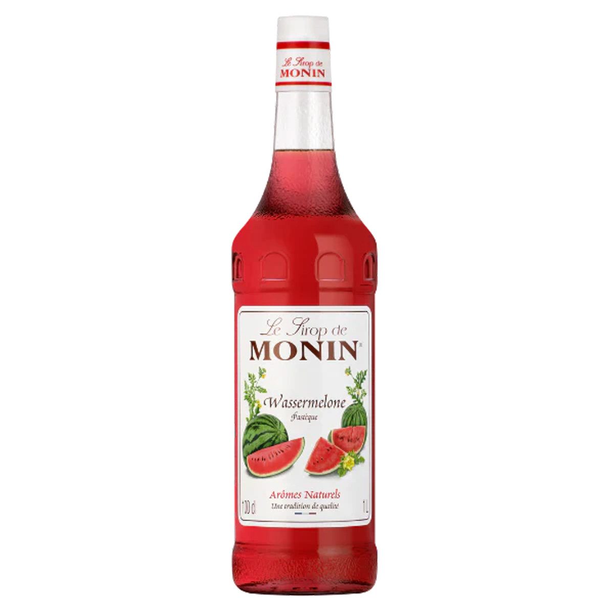 MONIN Getränke-Sirup, Monin Wassermelone Sirup ideal für Cocktails und Smoothies 1000ml