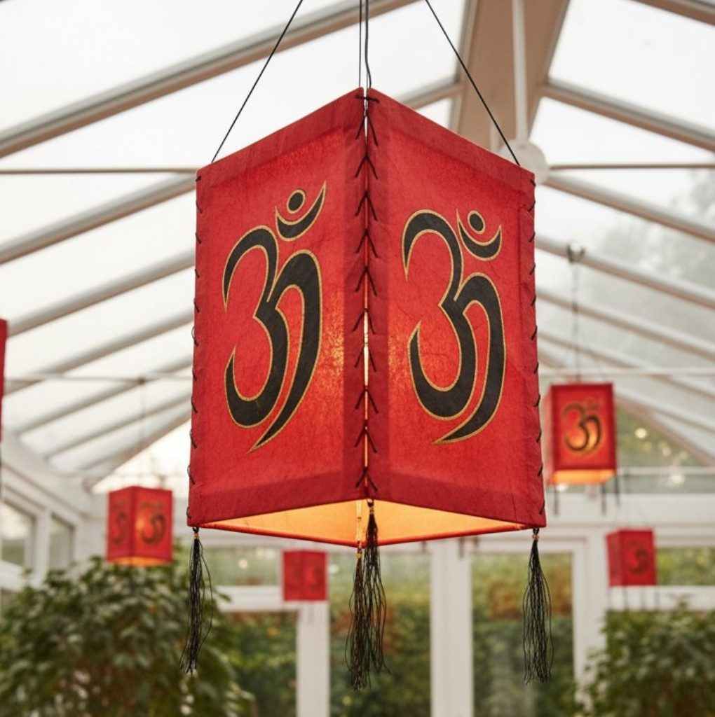 Guru-Shop Lampenschirm Lokta Papier Hänge Lampenschirm, Deckenleuchte..