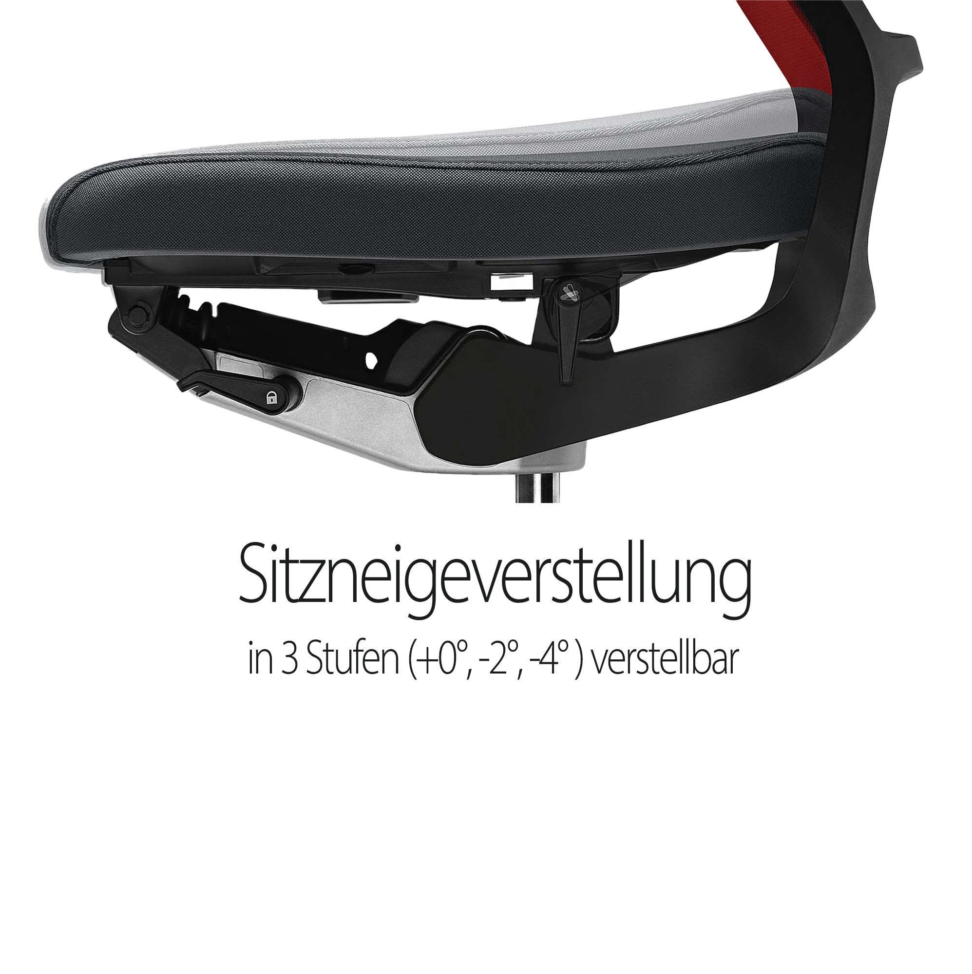 sedus Bürostuhl Black Dot Bd-122 Netzrücken, hohe Rückenlehne, ergonomisch