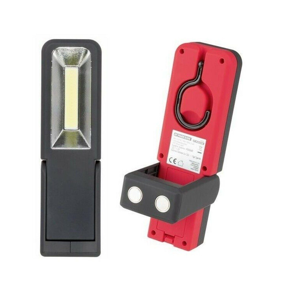 Parkside Arbeitslicht PARKSIDE Arbeitsleuchten, und Haken Magnet COB-LED, mit zur Befestigun