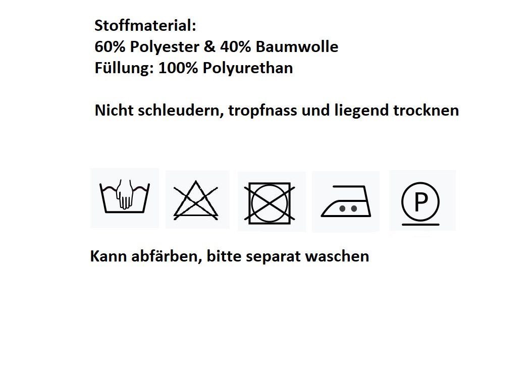 Bonvionn Stuhlkissen Vier Schleifenband Auflage Polster günstig online kaufen