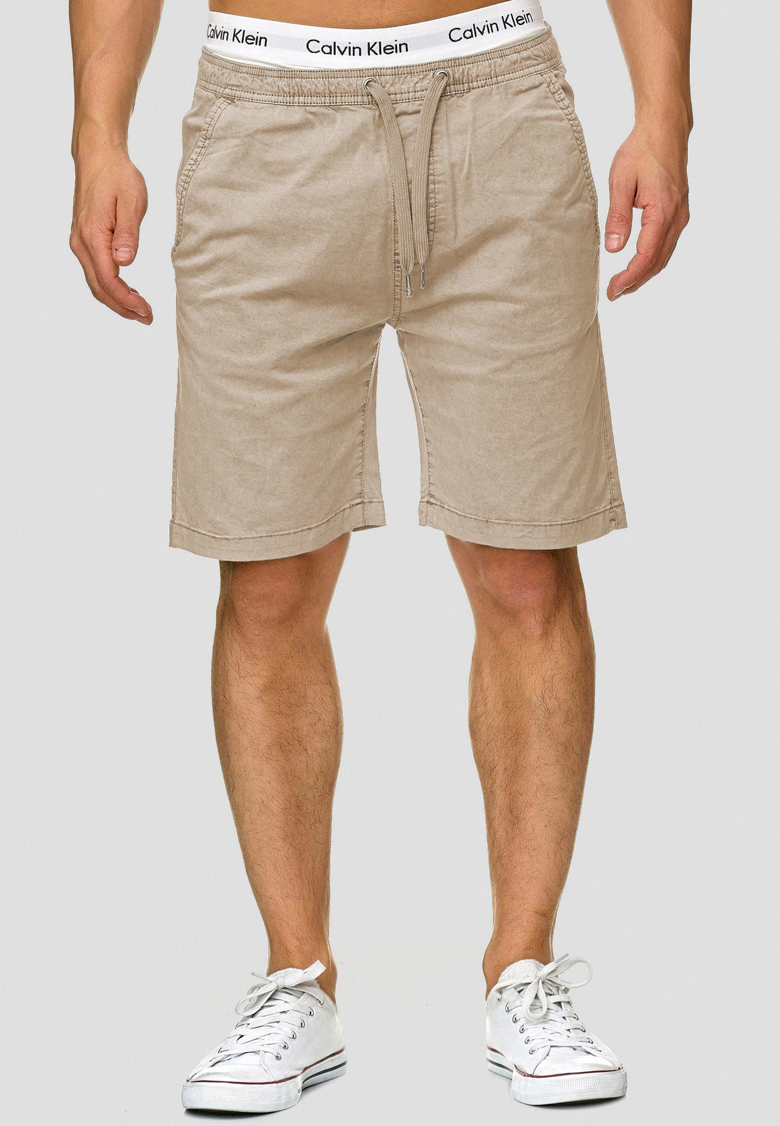 Indicode Chinoshorts Kelowna Lt Grey