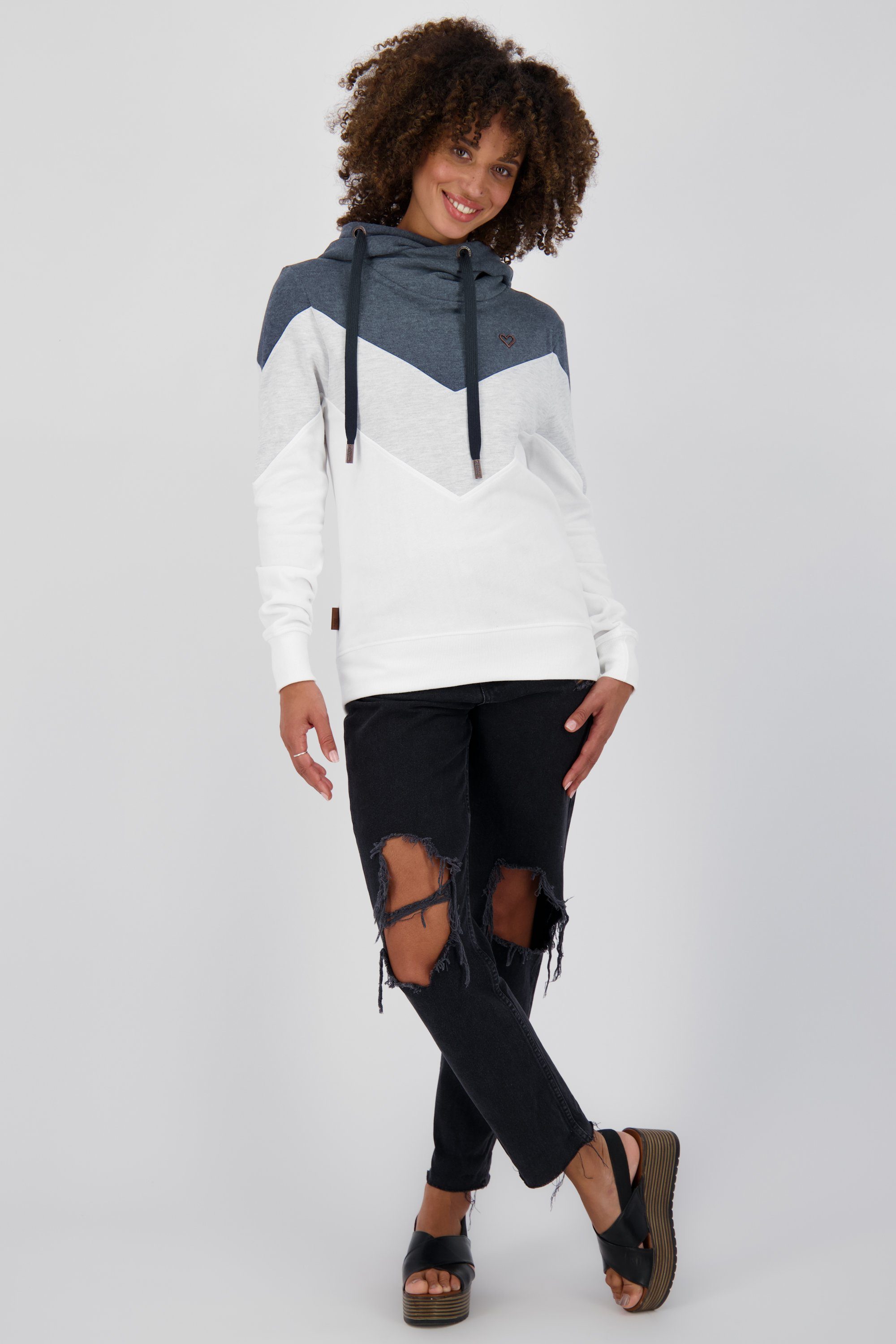 StellaAK Kapuzensweatshirt Sweatshirt Kickin Sweatshirt marine Damen & Alife