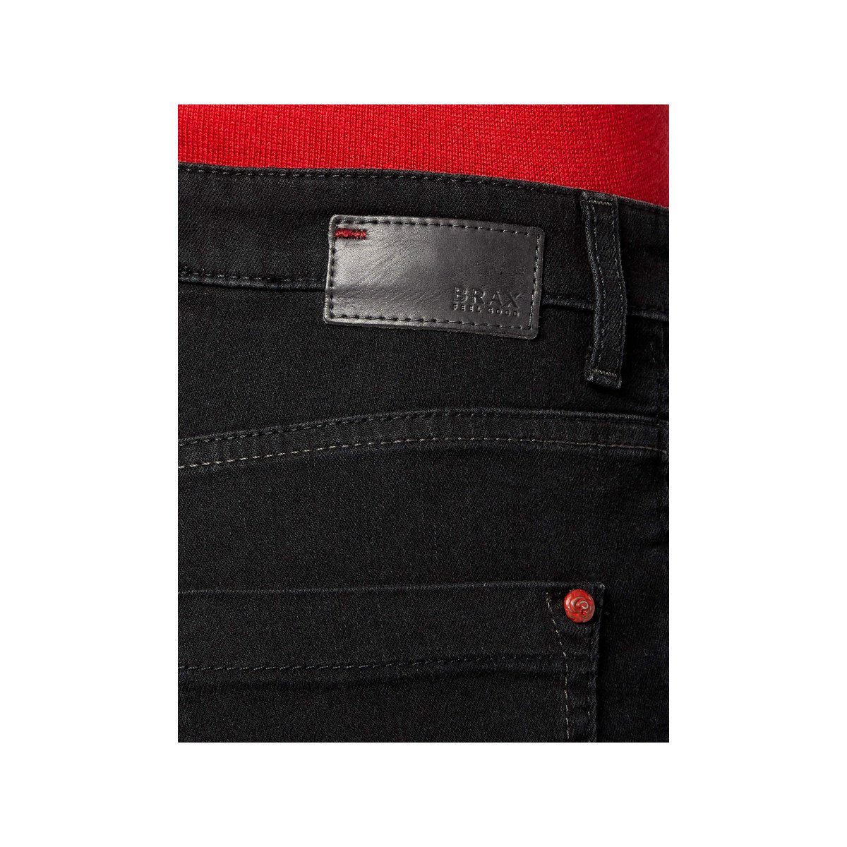 schwarz regular (1-tlg) Brax 5-Pocket-Jeans