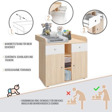 Infantastic Wickelkommode Wickelkommode Wickeltisch Aufsatz Baby Möbel Kommode Wickelregal