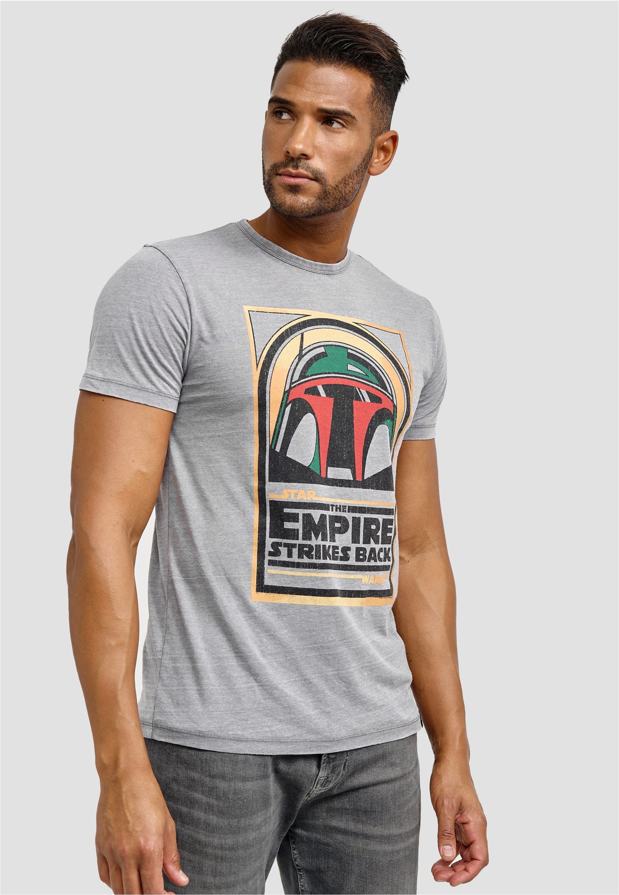 Recovered T-Shirt Star Wars Boba Fett Empire Strikes Back im zeitlosen Design