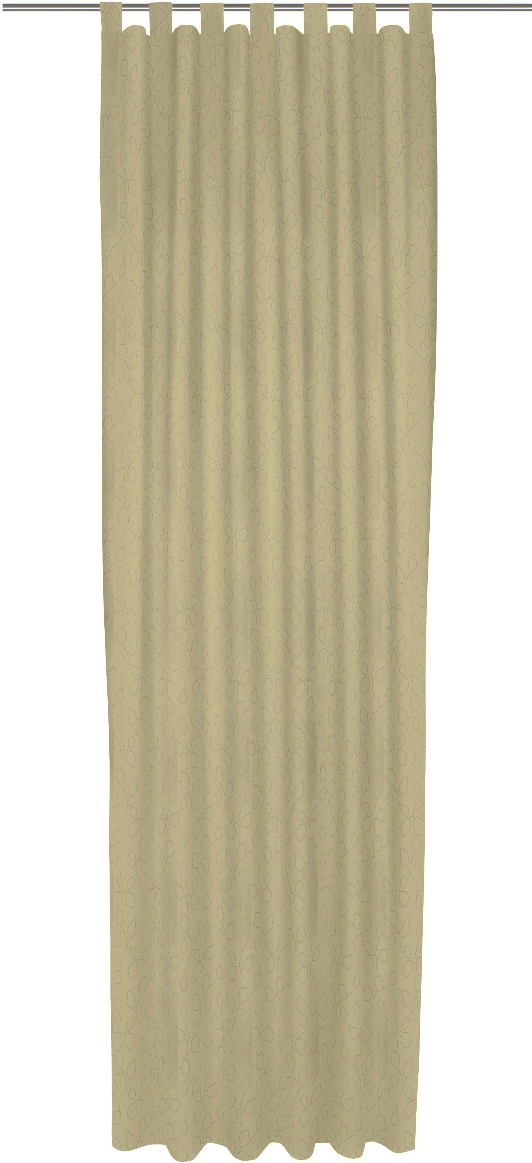 Wirth Vorhang Westport (1 St), Schlaufen, blickdicht, Jacquard