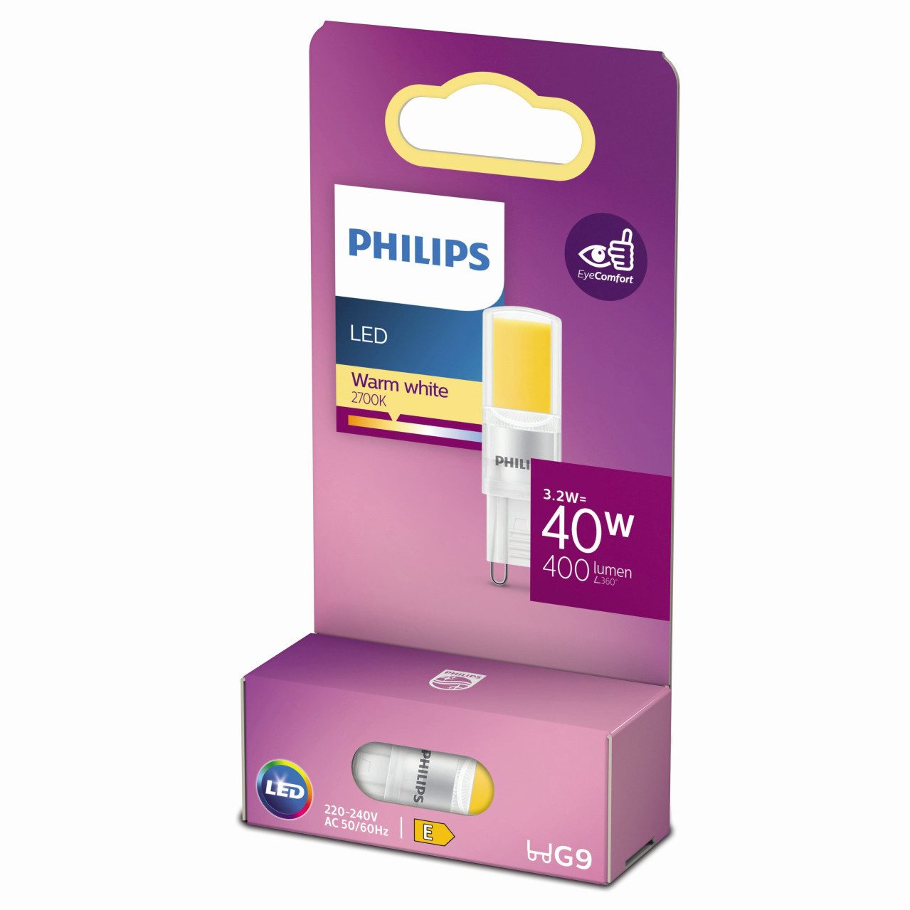 Philips LED-Leuchtmittel Philips LED-Leuchtmittel Stiftsockel G9 3,5 W, Nicht dimmbar