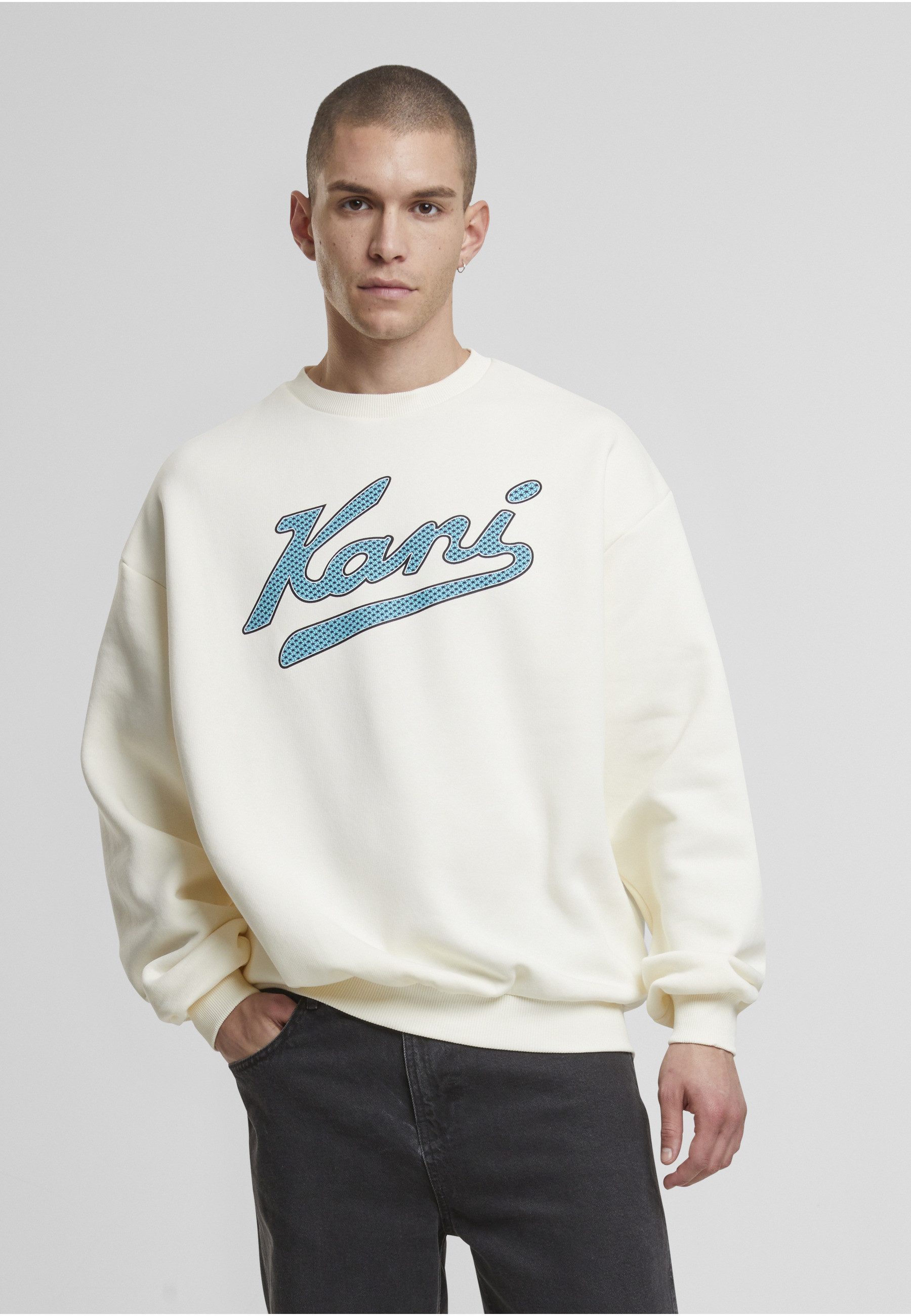 Karl Kani Rundhalspullover Karl Kani Varsity Palm Os Crewneck (1-tlg)