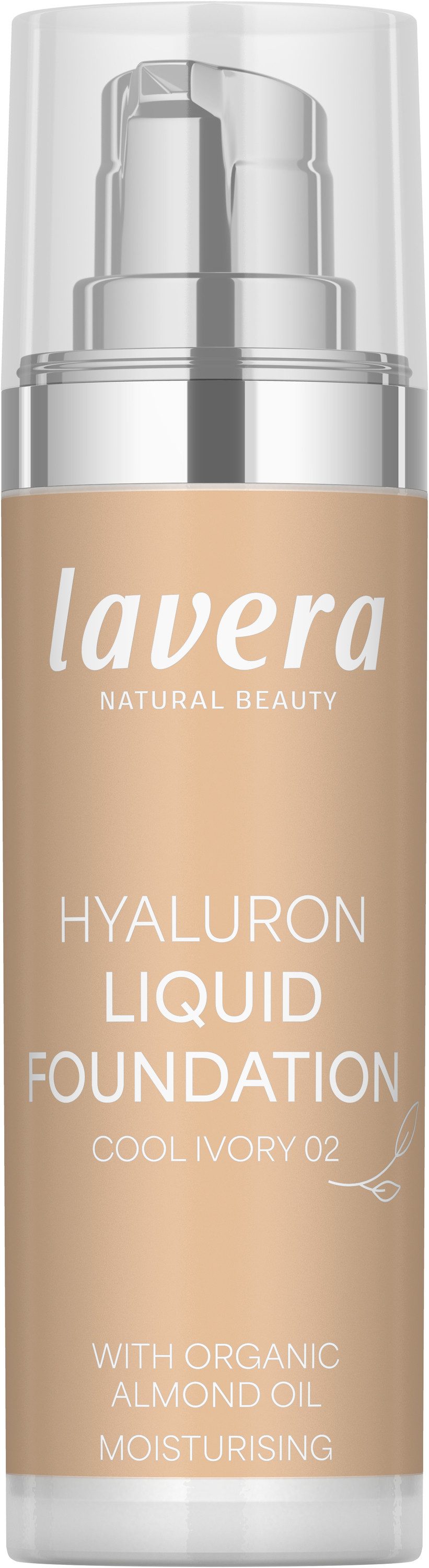 lavera Foundation Hyaluron Liquid Foundation - Cool Ivory 02 30ml