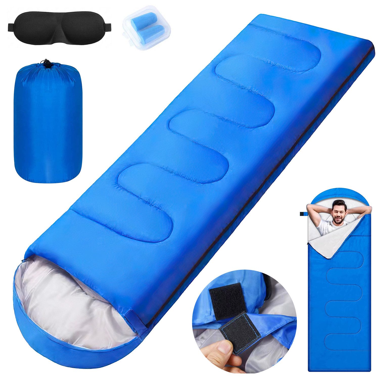 Deckenschlafsack Outdoor-Schlafsack Camping Schlafsack für warmes Wasserdich