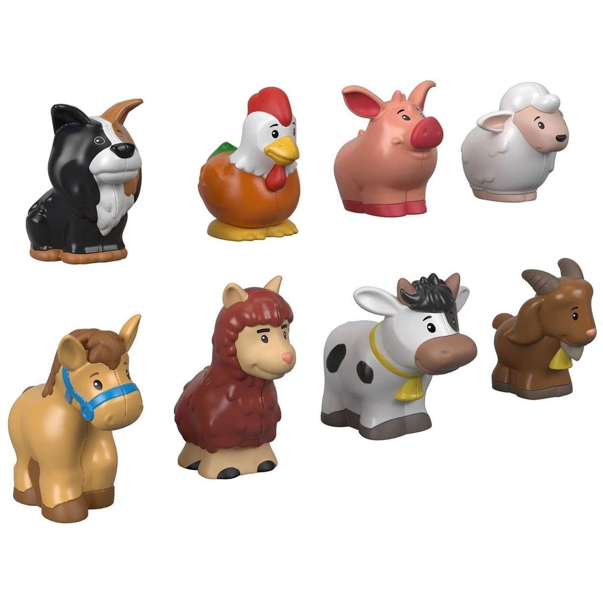 Mattel® Spielfigur Mattel GFL21 - Little People - Bauernhof-Set, 8 Tierfiguren