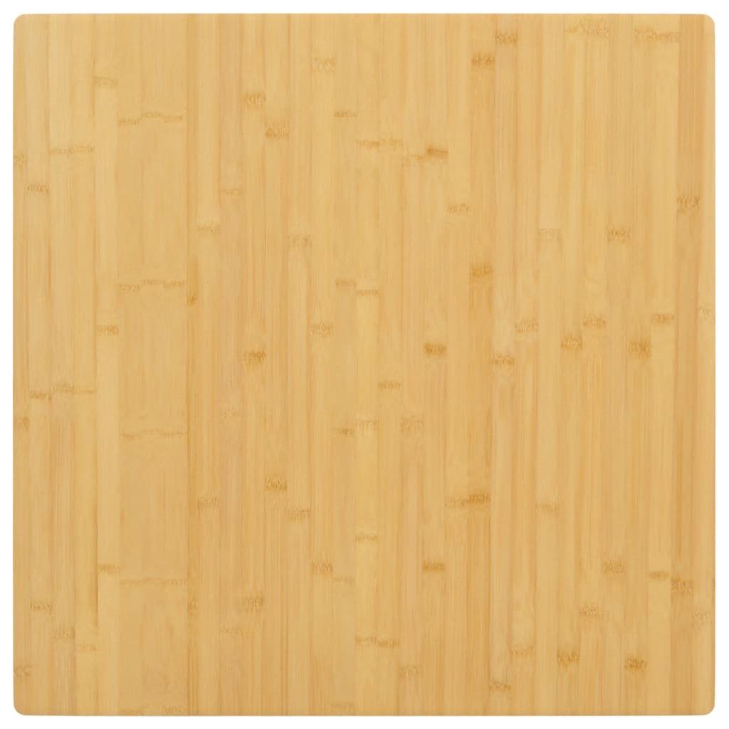 vidaXL Tischplatte Tischplatte 70x70x1,5 cm Bambus (1 St)