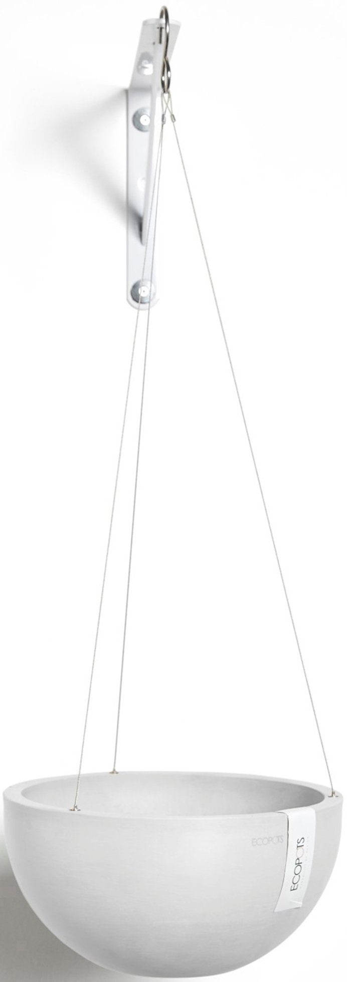 ECOPOTS Blumentopf Brussels hängend 27 Weiß, für innen und außen: frostsich günstig online kaufen