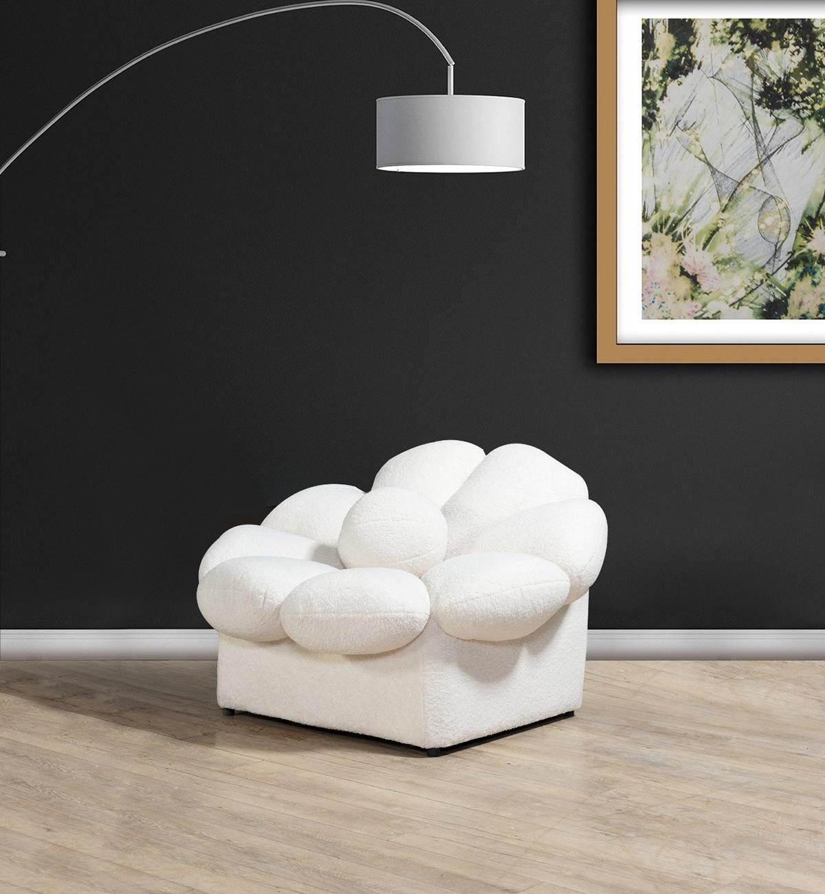 JVmoebel Sessel, Luxus Sessel Club Fernseh Lounge Relax Stuhl Textil  Einrichtung Möbel
