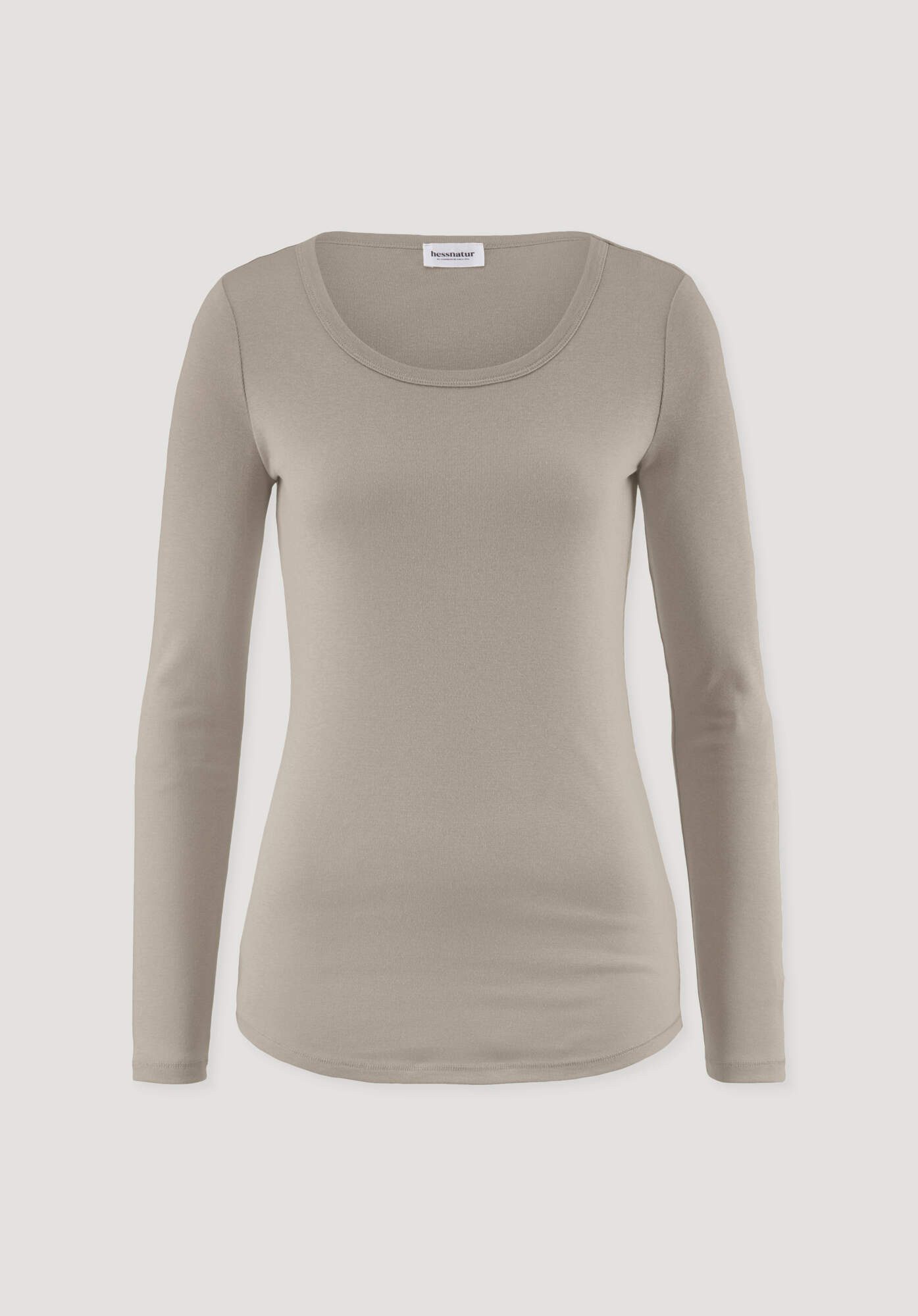 Hessnatur T-Shirt Fitted aus Bio-Baumwolle und TENCEL™ Modal (1-tlg)