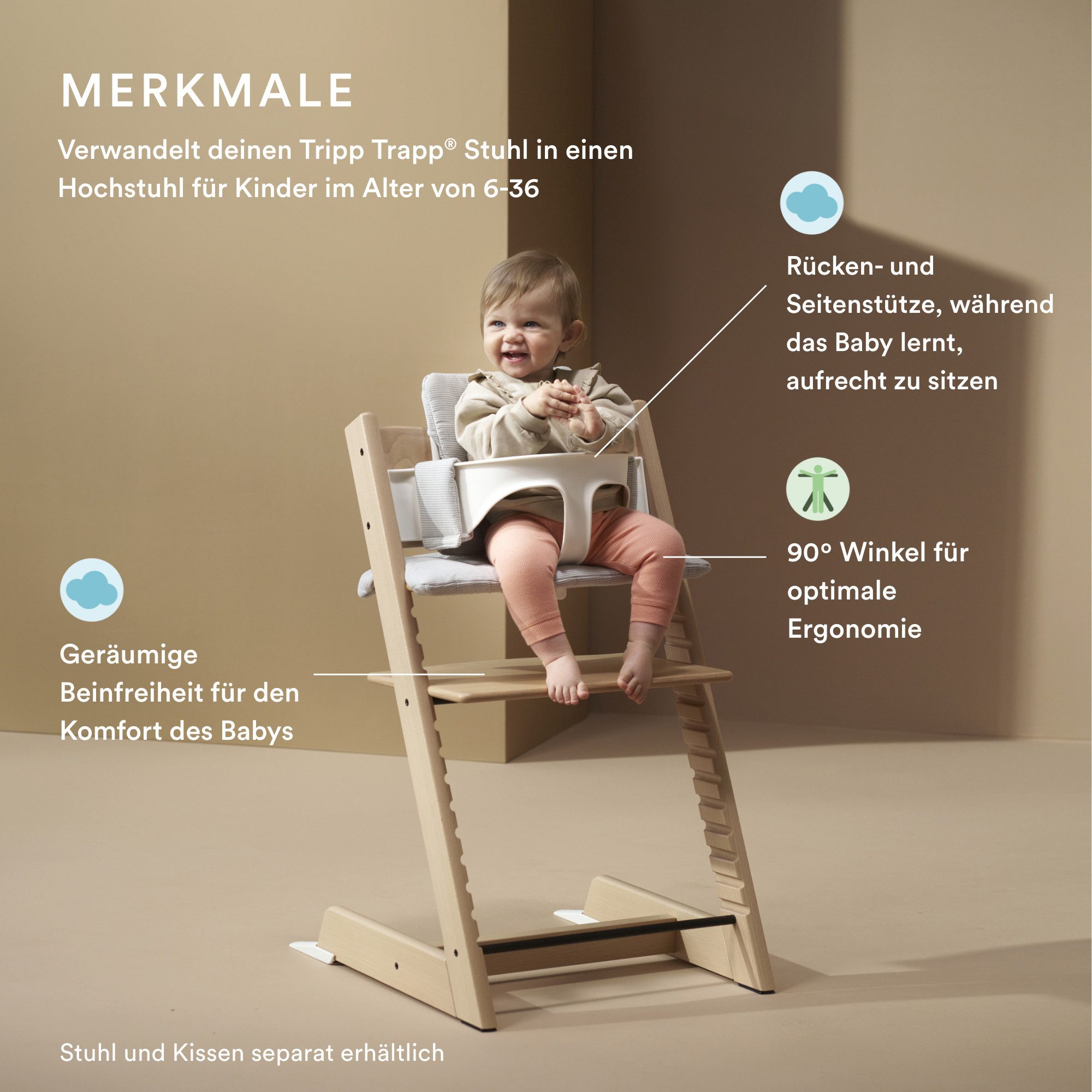 Stokke Hochstuhlaufsatz Baby Set² für den günstig online kaufen