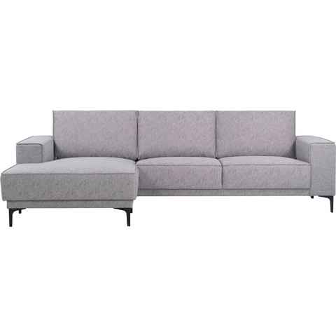 Places of Style Ecksofa OLAND 280 cm, im zeitlosem Design und hochwertiger Verabeitung