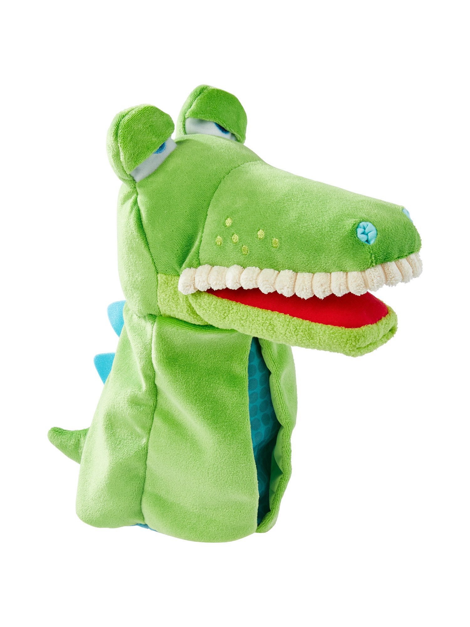Haba Handpuppe Handpuppe Allesfresser Kroko, 26 cm, unisex neutral