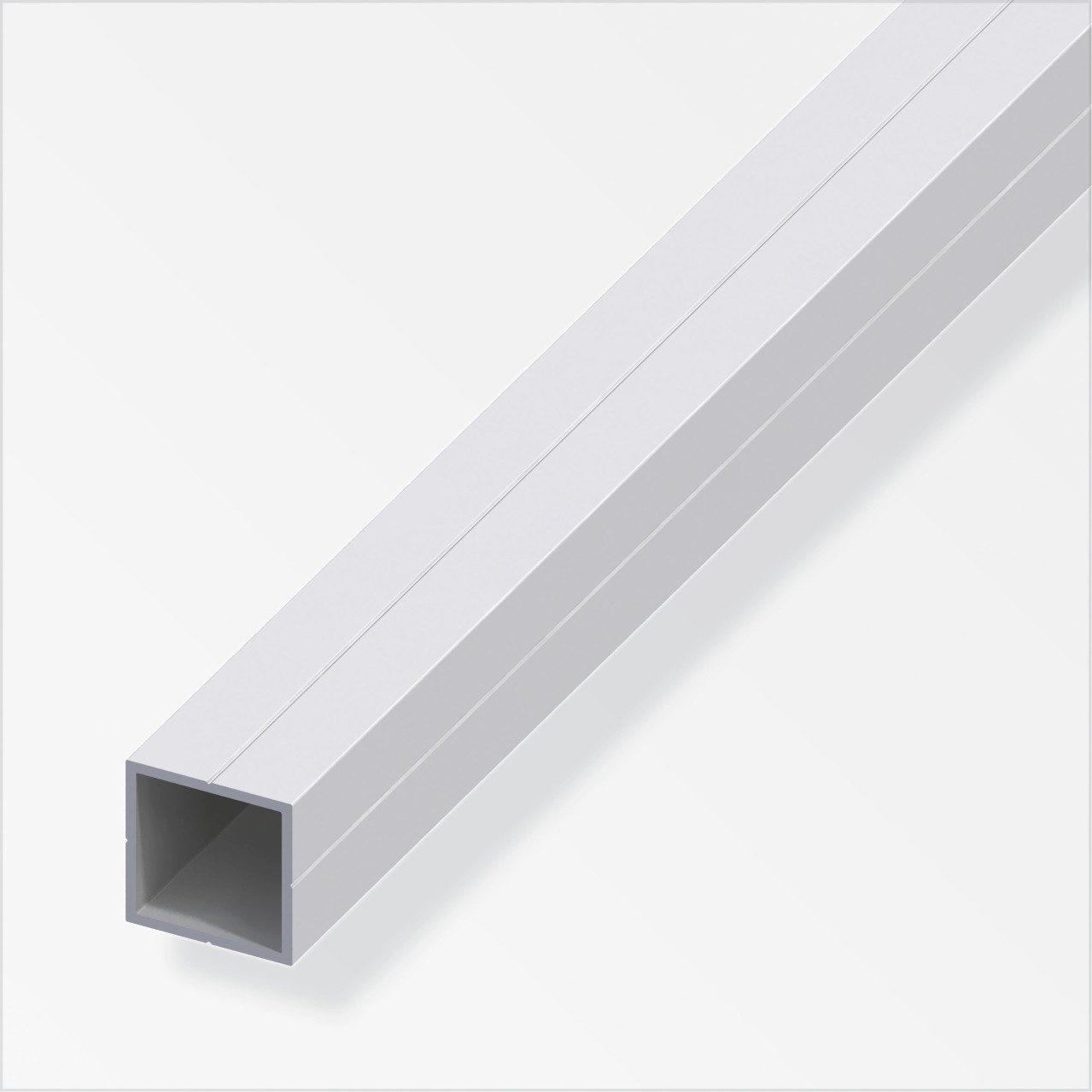 alfer Vierkantstange alfer Quadratrohr 1 m, 23.5 x 1.5 mm Aluminium Aluminium
