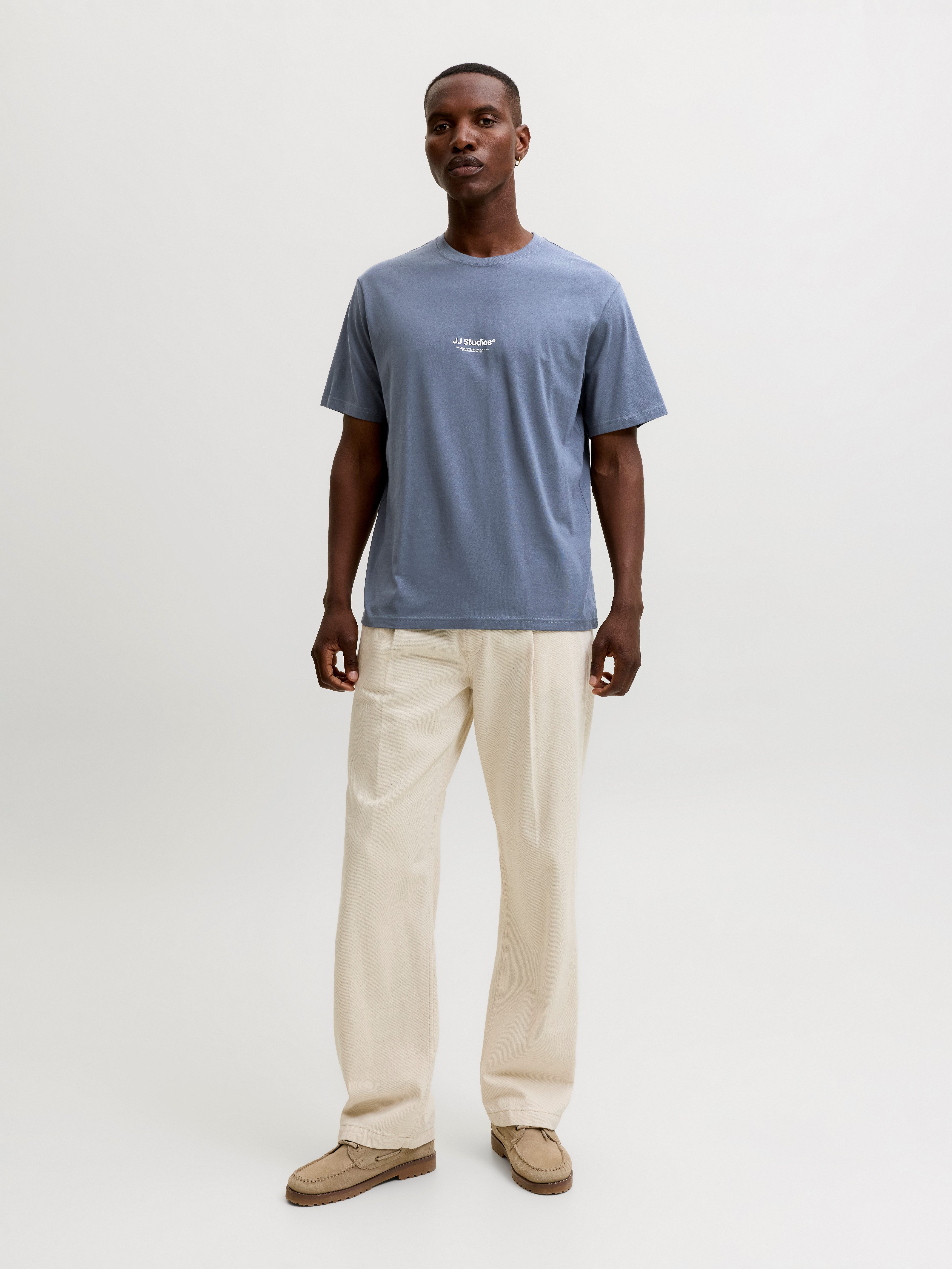 Jack & Jones T-Shirt JJESOHO TEE SS CREW NECK NOOS Baumwolle, relaxed fit