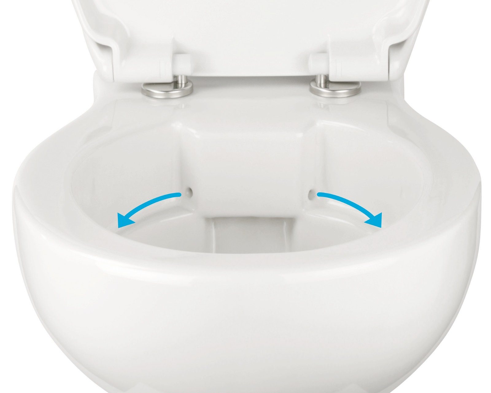 aquaSu Tiefspül-WC, Wand WC, spülrandlos, WC-Sitz günstig online kaufen