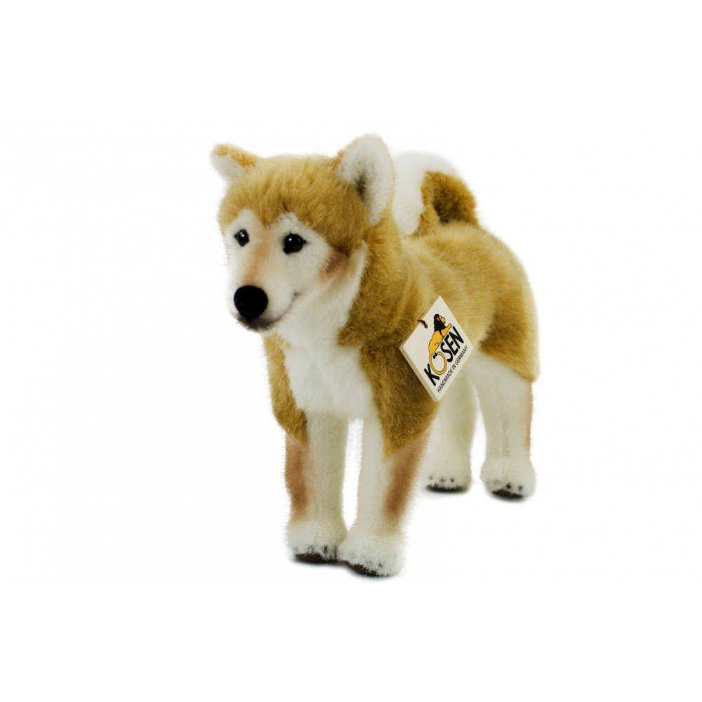 Kösen Kuscheltier »Hund Shiba-Inu 37 cm creme-hellbraun Plüschhund«