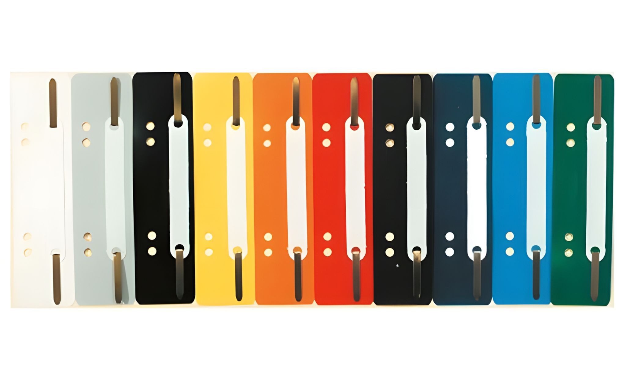 EXACOMPTA Abheftstreifen Exacompta Heftstreifen PP Kunststoff weiß