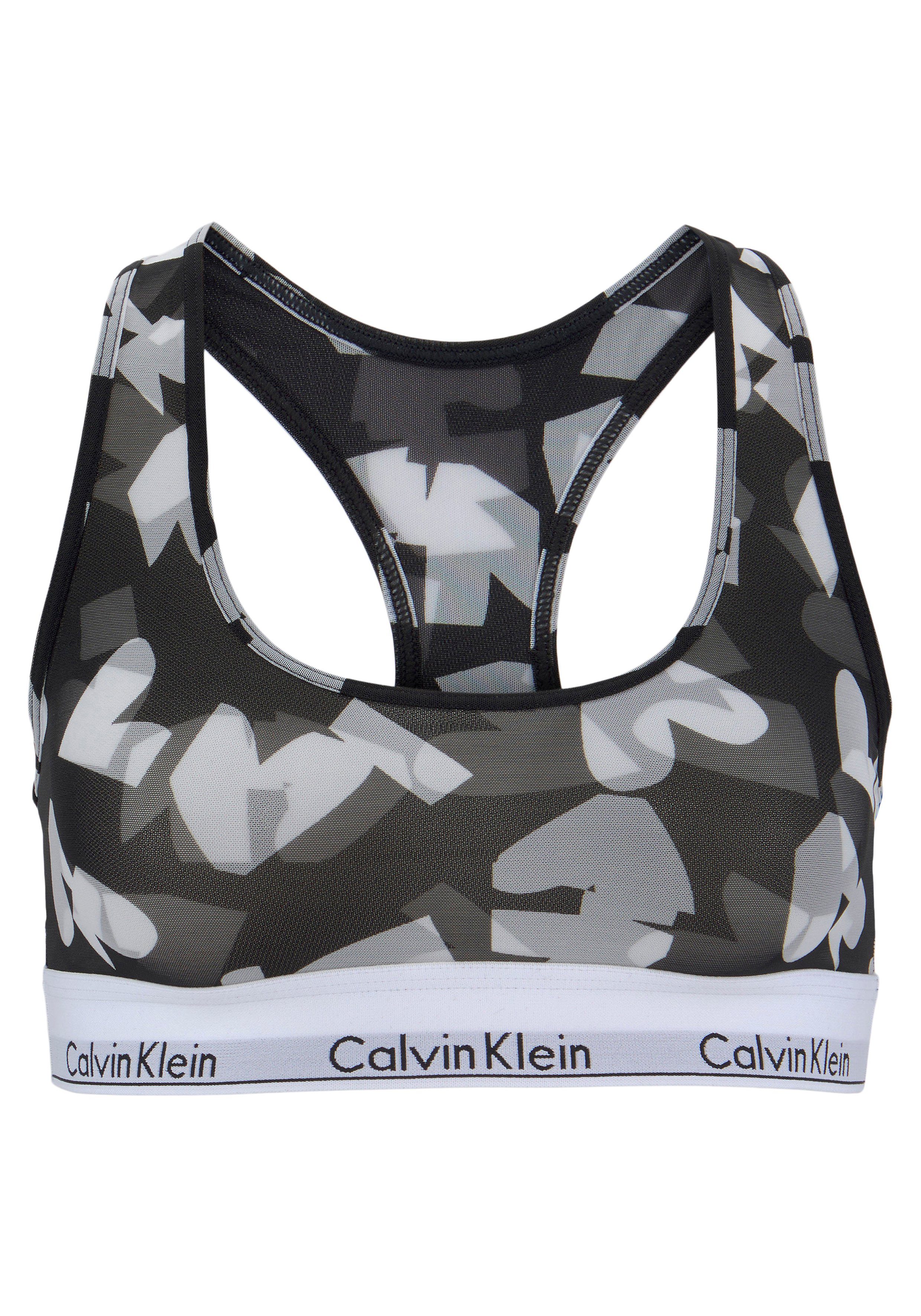 Calvin Klein Underwear Bralette »UNLINED BRALETTE« mit allover Herzprint & Calvin  Klein Logo-Elastikbund