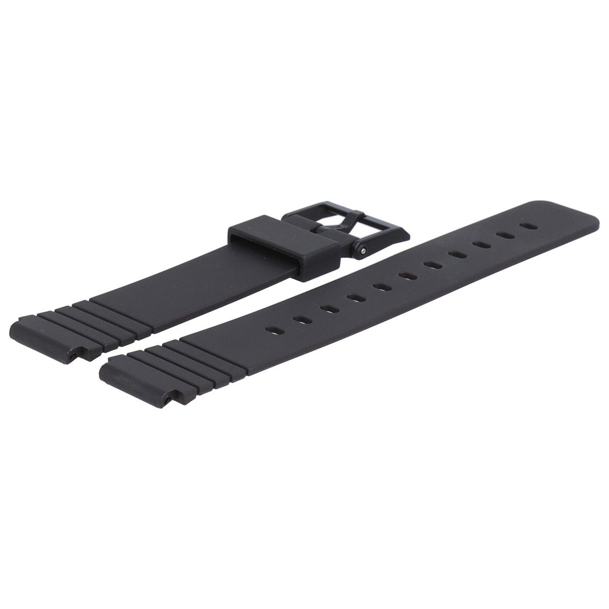CASIO Uhrenarmband 16mm Kunststoff Schwarz MW-57