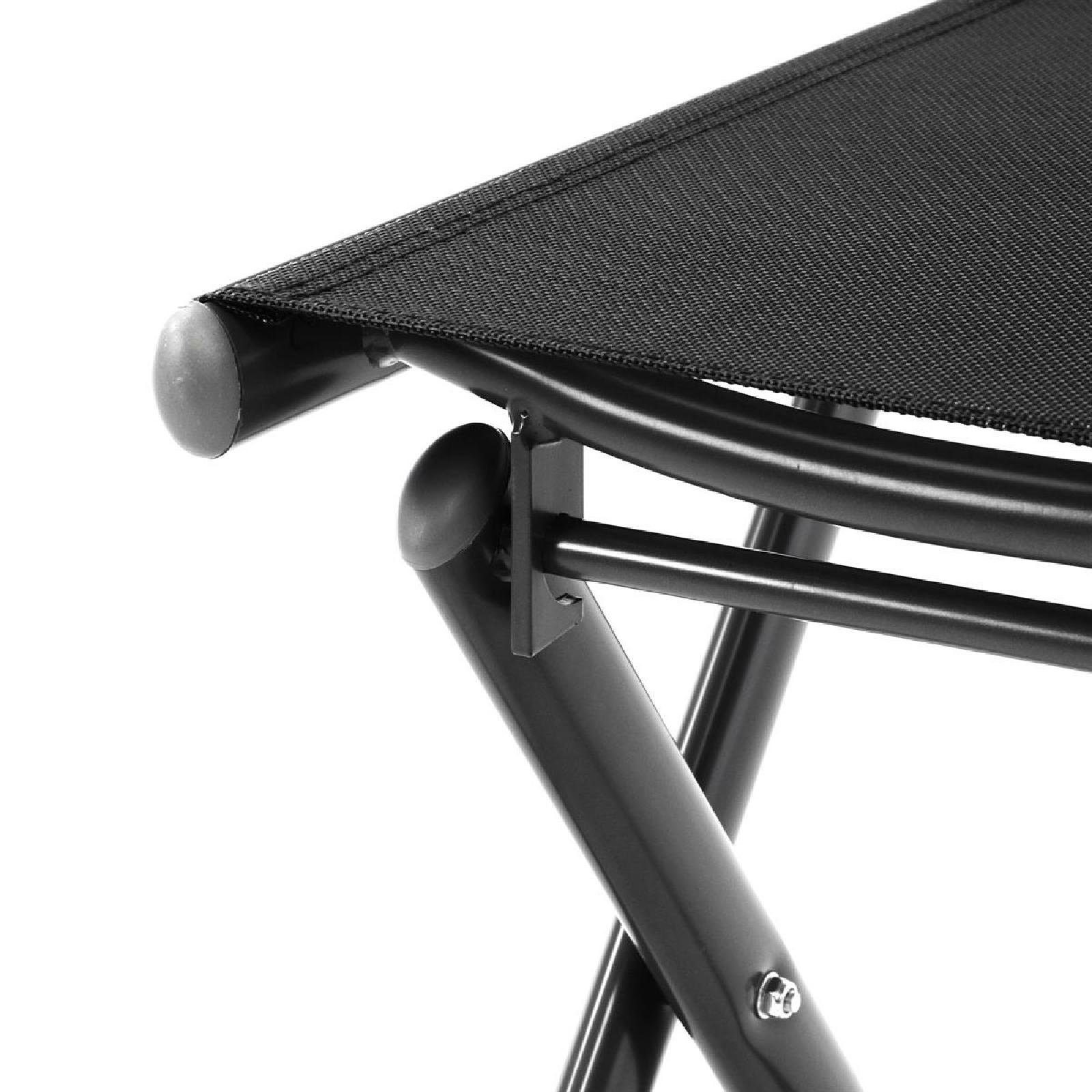 VCM Gartenstuhl Fußteil aus Aluminium, dunkelgrau günstig online kaufen