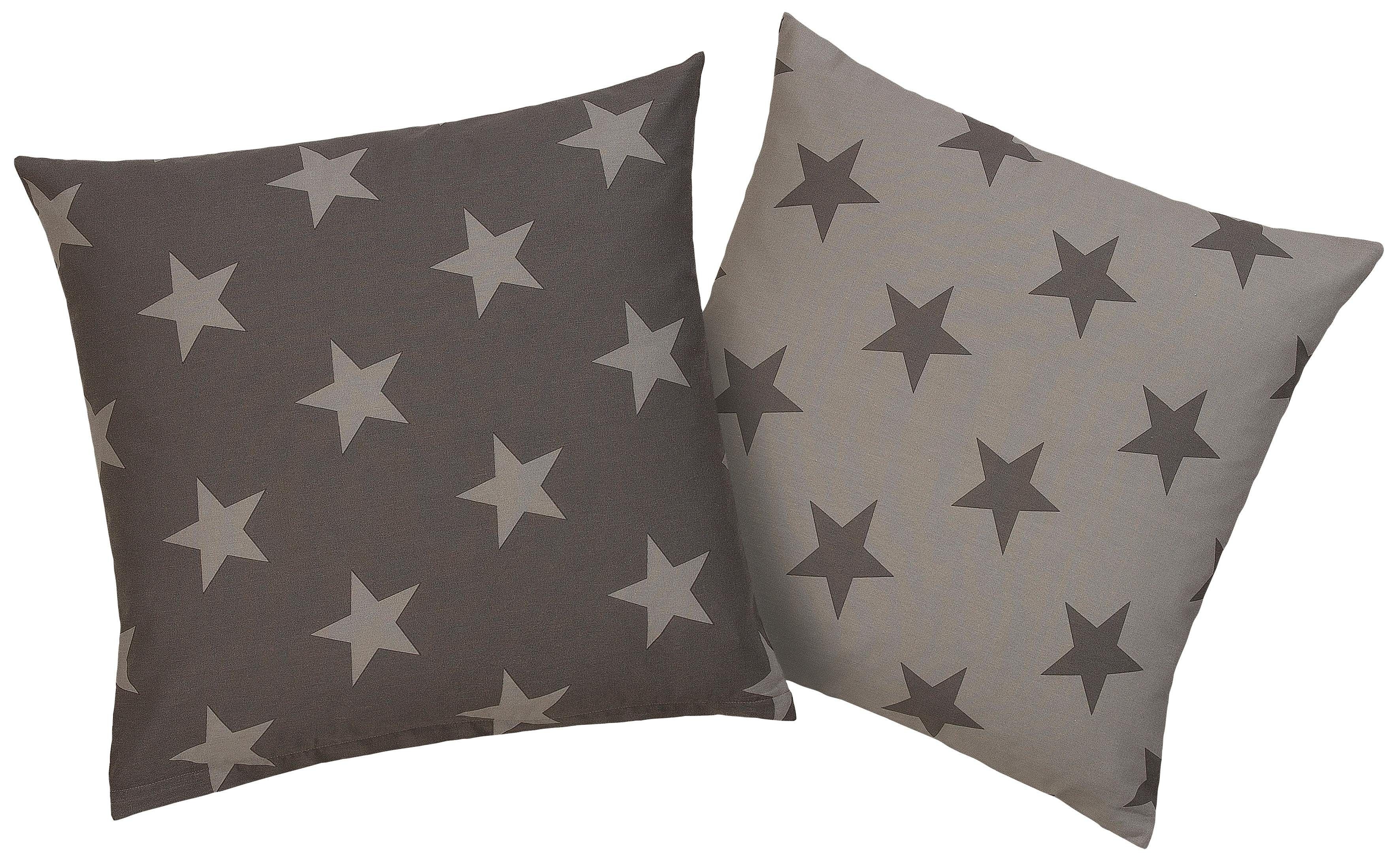 Kissenbezüge Stella Kissenhülle mit Sternenmuster, in verschiedenen Größen, my home (2 Stück)