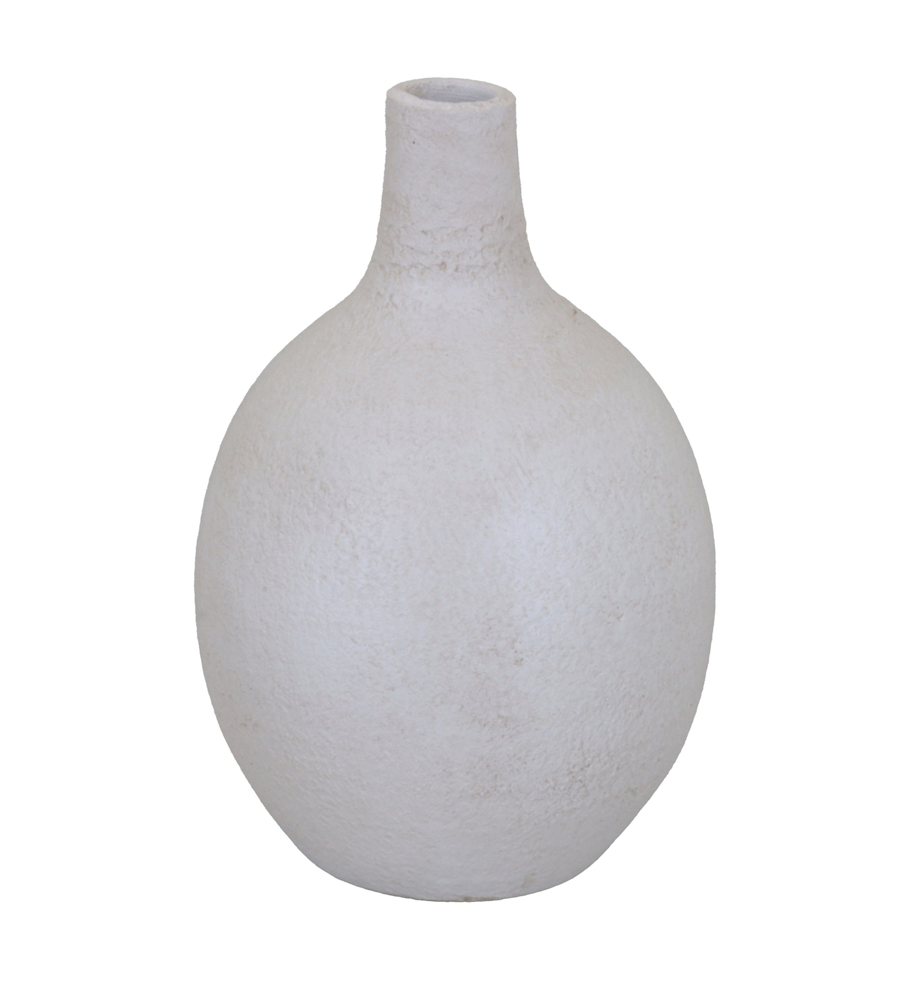 tegawo Dekovase Lava, Flasche Keramik, bauchig, handgemacht