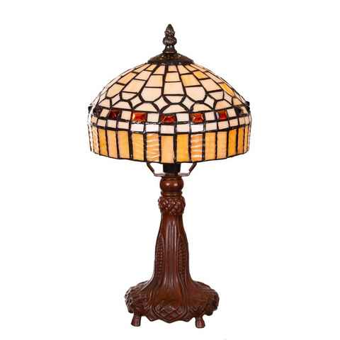 BIRENDY Stehlampe Tischlampe Tiffany Style Moaikmotiv Ti145 Motiv Lampe Dekorationslampe