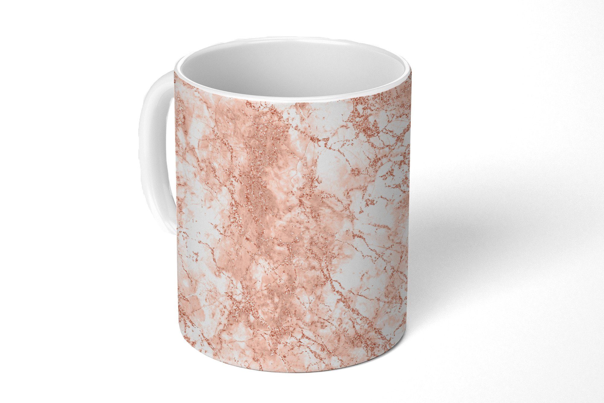 MuchoWow Tasse Marmor - Muster - Luxus, Keramik, Kaffeetassen, Teetasse, Becher, Teetasse, Geschenk