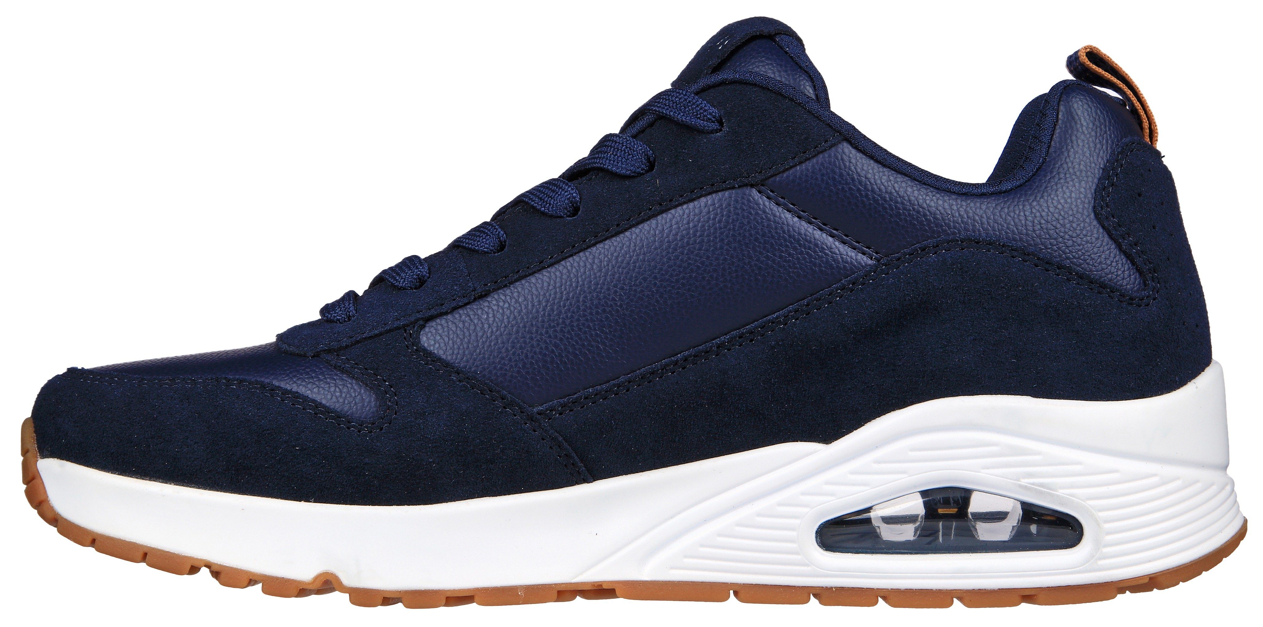 Skechers Uno Stacre Sneaker mit Luftkammernsohle, Freizeitschuh, Halbschuh, Schnürschuh – Bild 4 von 5