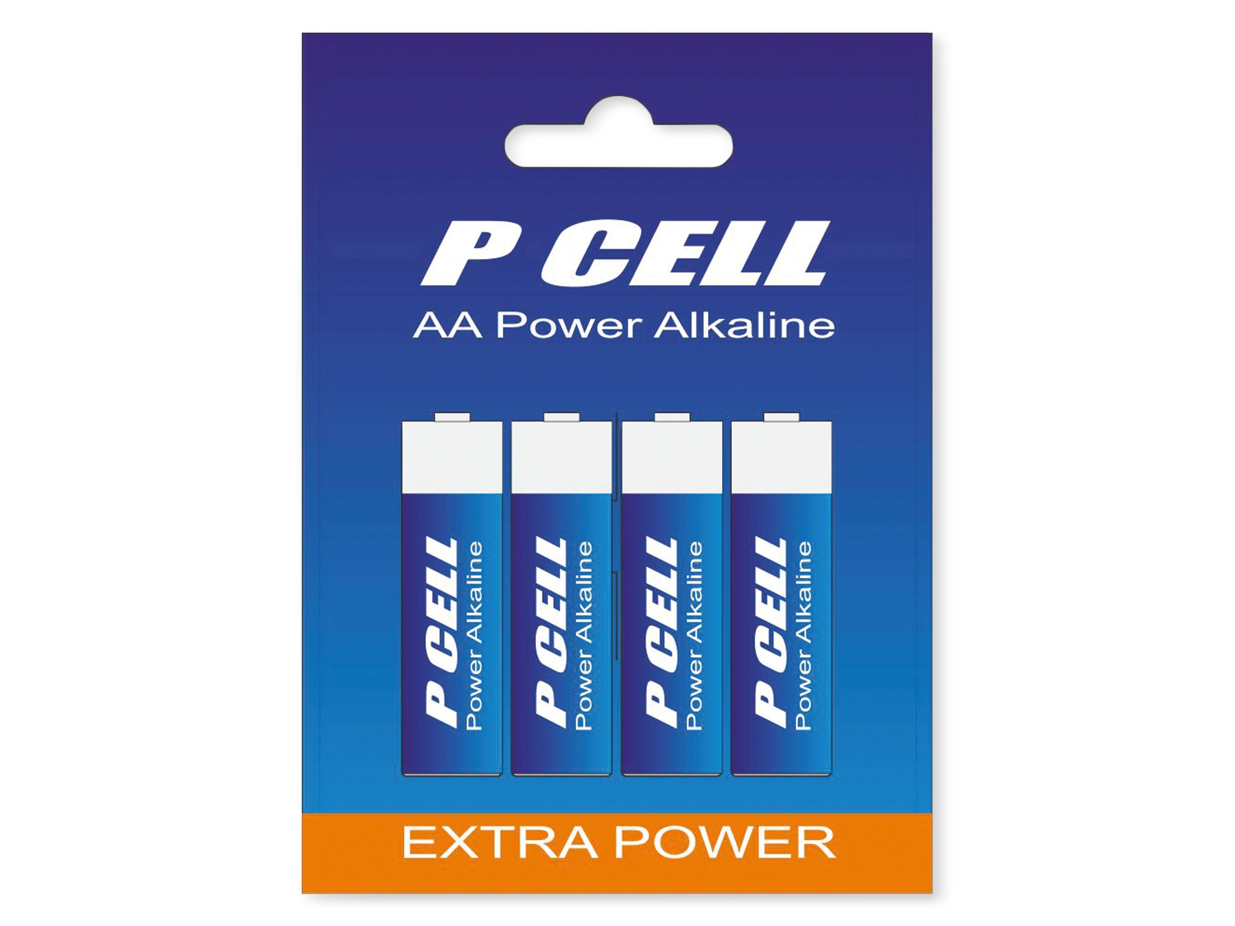 4 PICHLER 1,5 V Batterie, P-Cell Mignon LR6 AA Akku PICHLER
