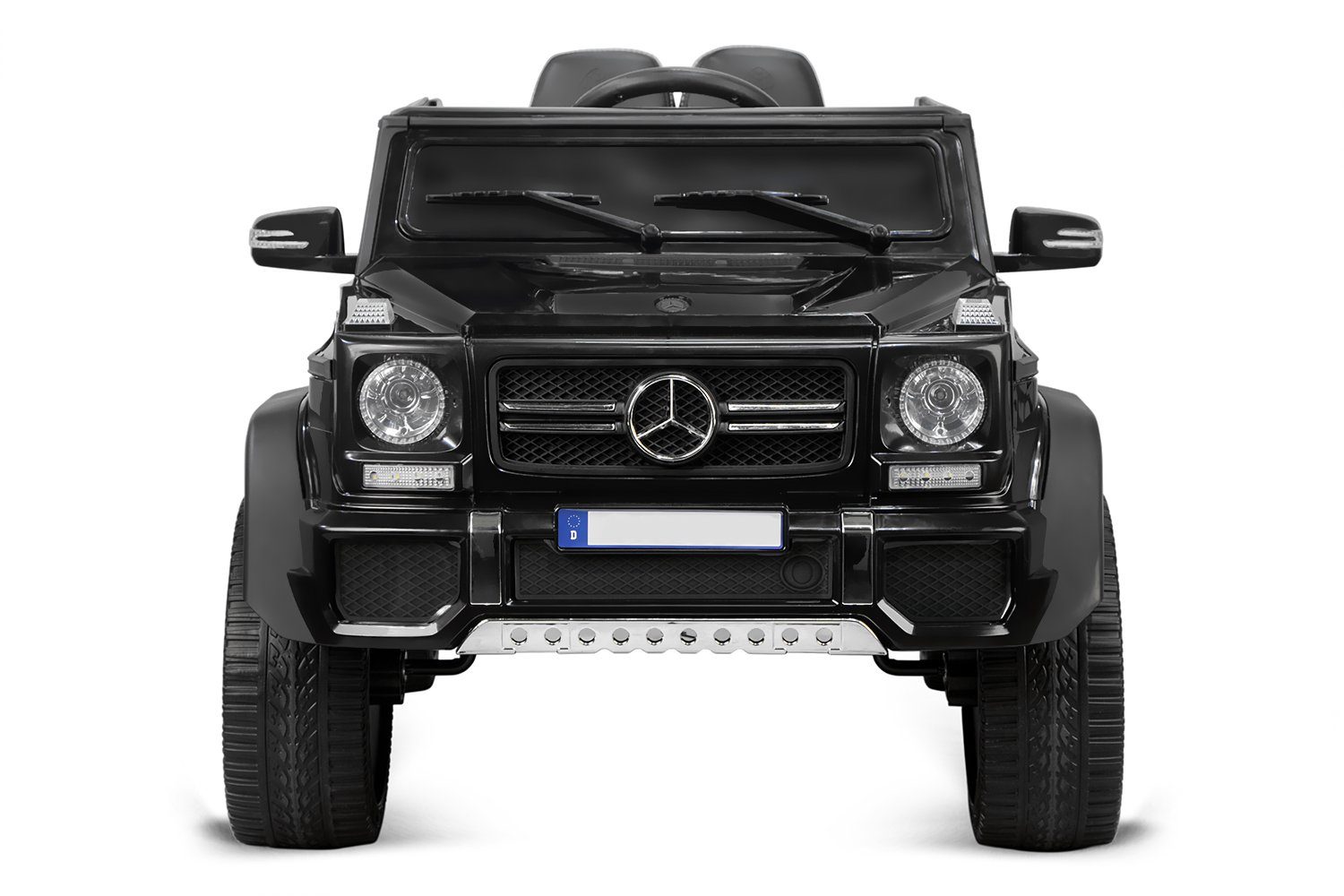 Elektro-Kinderauto 2x30W Elektro Kinder Auto Schwarz Smarty Mercedes 12V G650s MAYBACH