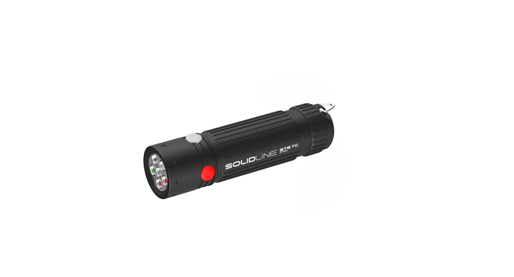 SOLIDLINE Taschenlampe ST6TC, Bis zu 50 lm, 35m Leuchtweite, 70 Std Laufzeit, Controller & Batterie