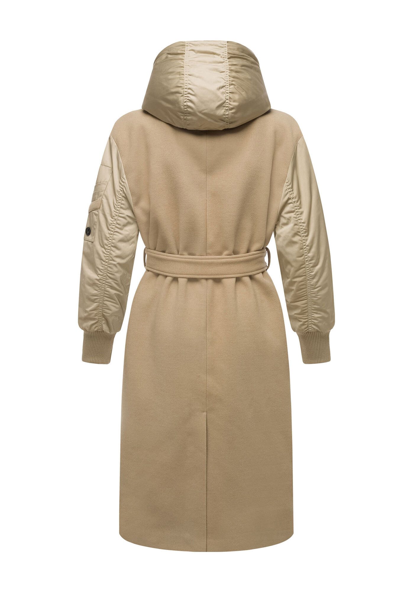 Marikoo Winterjacke Tjadee Langer Wickelmantel