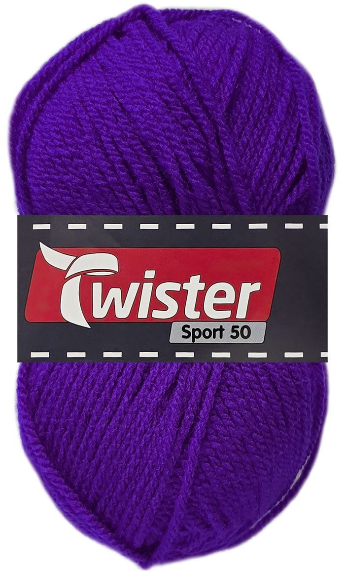 Kurtenbach 50 Gramm Twister Sport 50 aus 100 % Polyacryl Farbauswahl Bastelgarn