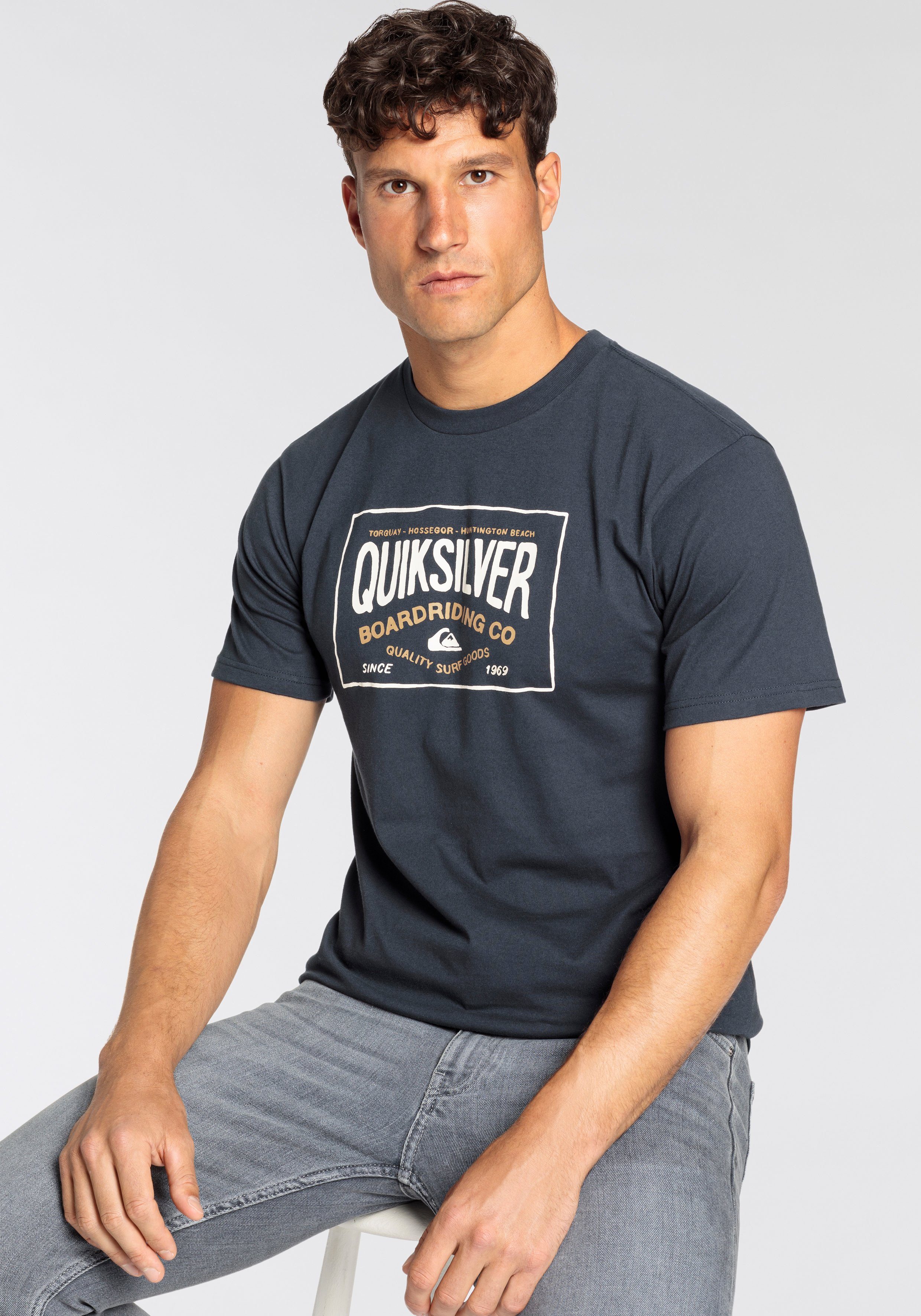 Quiksilver T-Shirt CLOUD UNDER PACK SHORT SLEEVE TEE YM (Packung, 2-tlg., 2) im Doppelpack