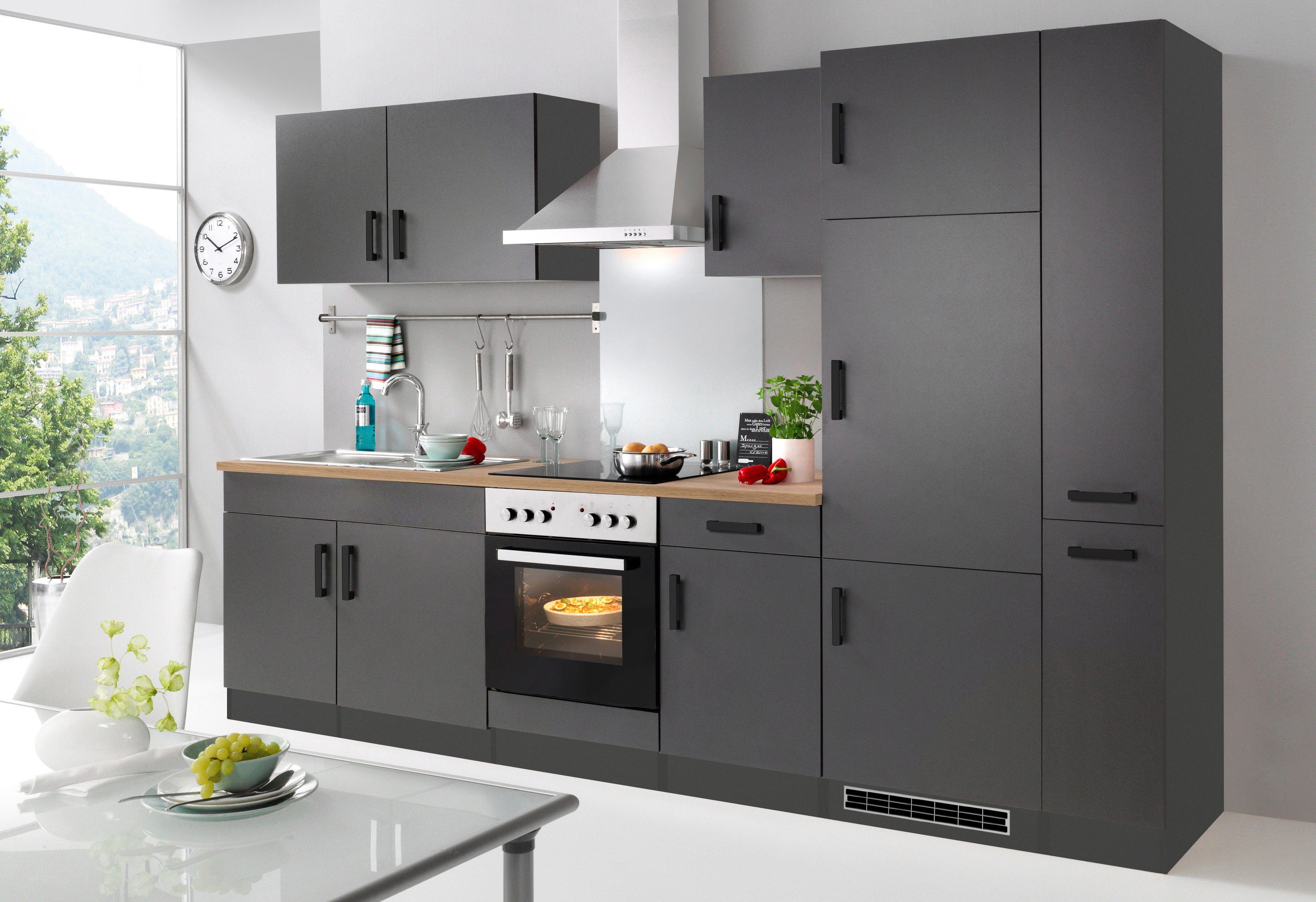 KOCHSTATION Küchenzeile KS-Toronto, Breite 300 cm, mit E-Geräten günstig online kaufen