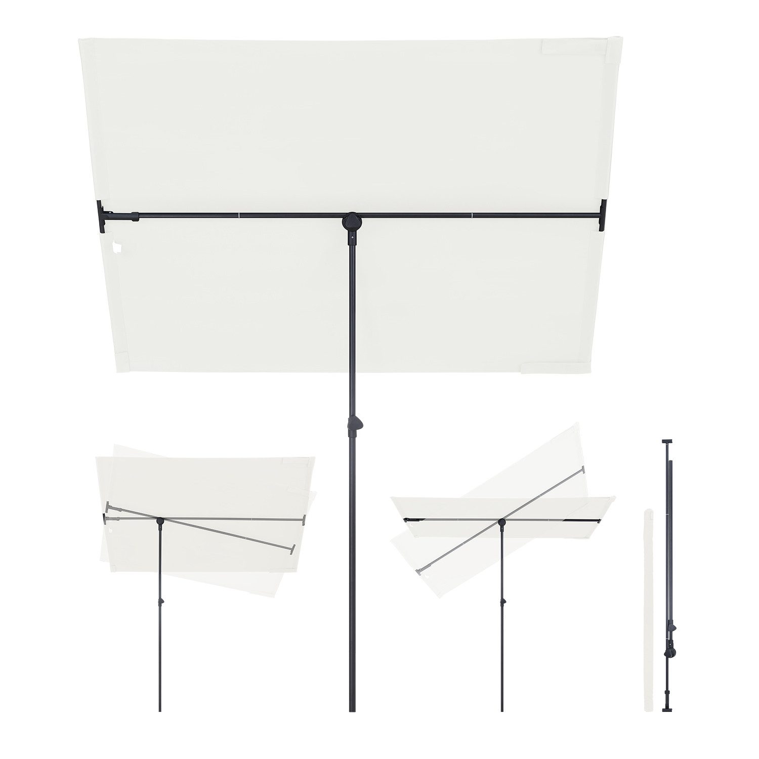 Sekey Balkonschirm 180 x 130 cm günstig online kaufen
