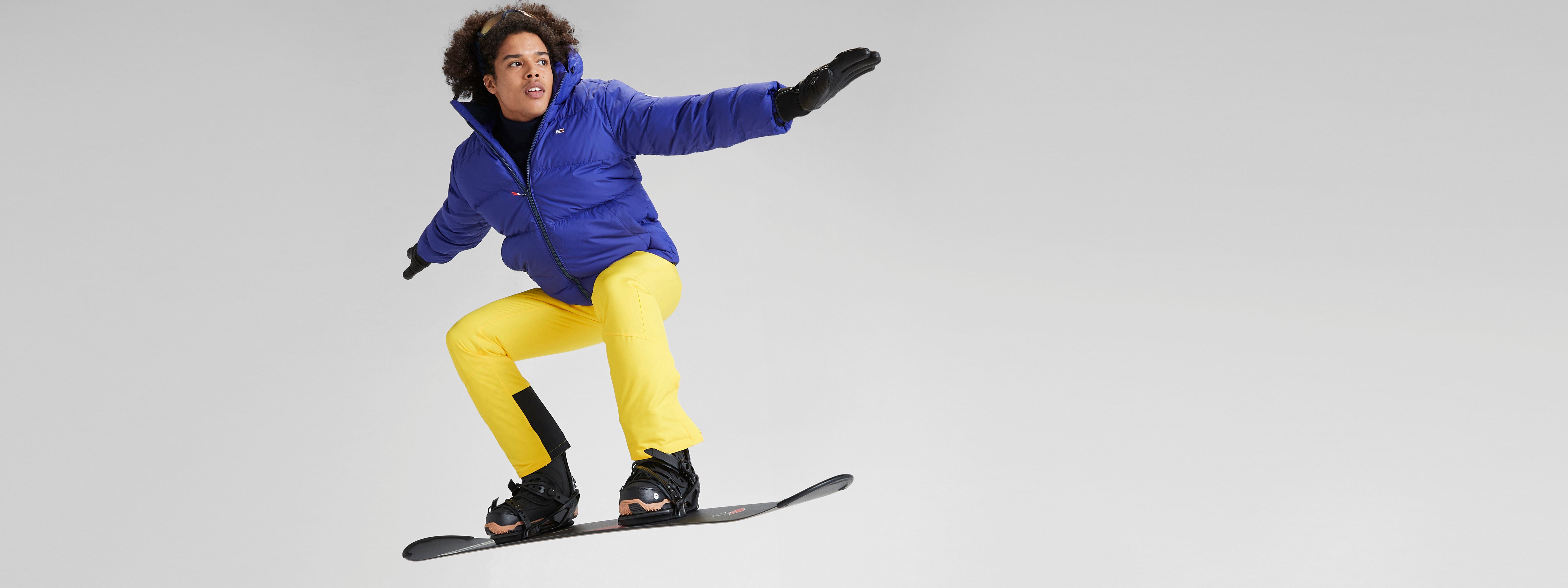 Wattierte, Maier Einsatz sportliche für Sports Anton vielseitigen Skihose sonnengelb Skihose slim