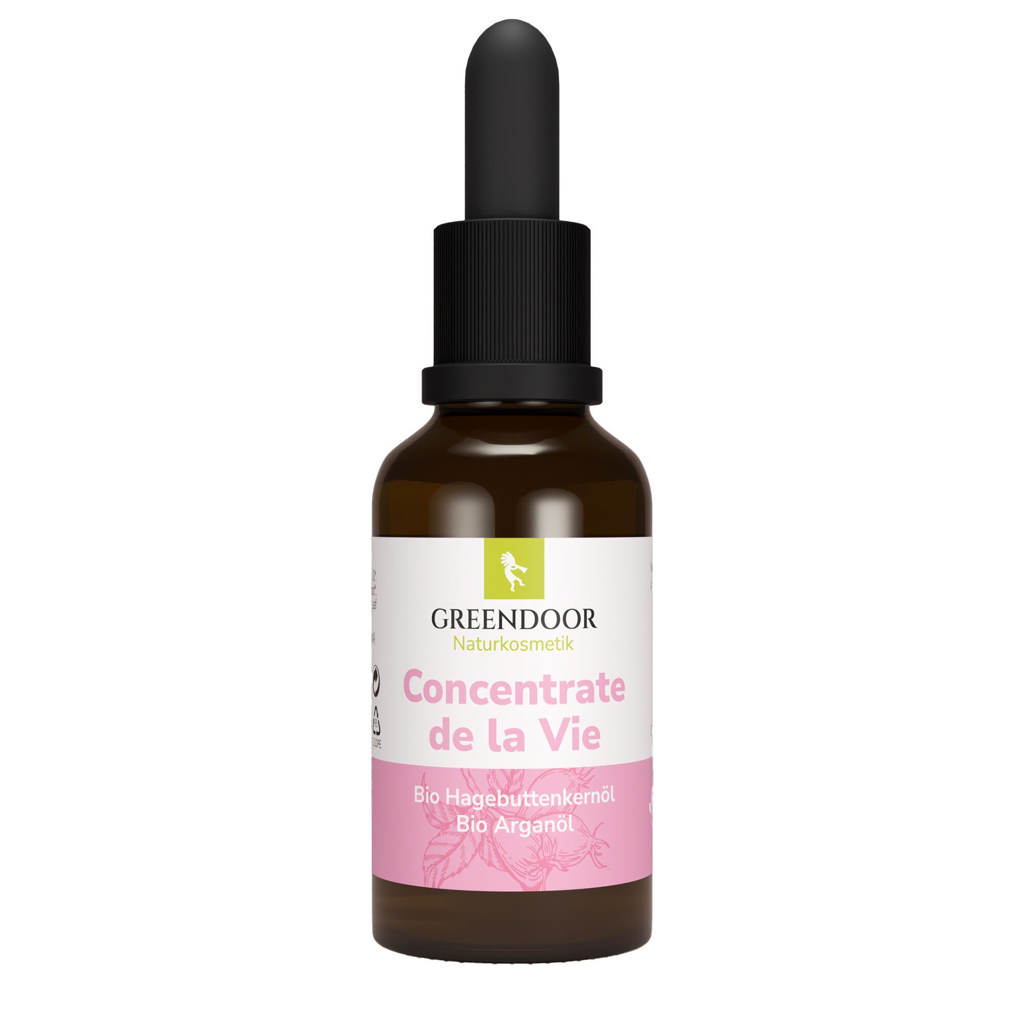 GREENDOOR Gesichtsöl Concentrate de la Vie Bio Hagebutte