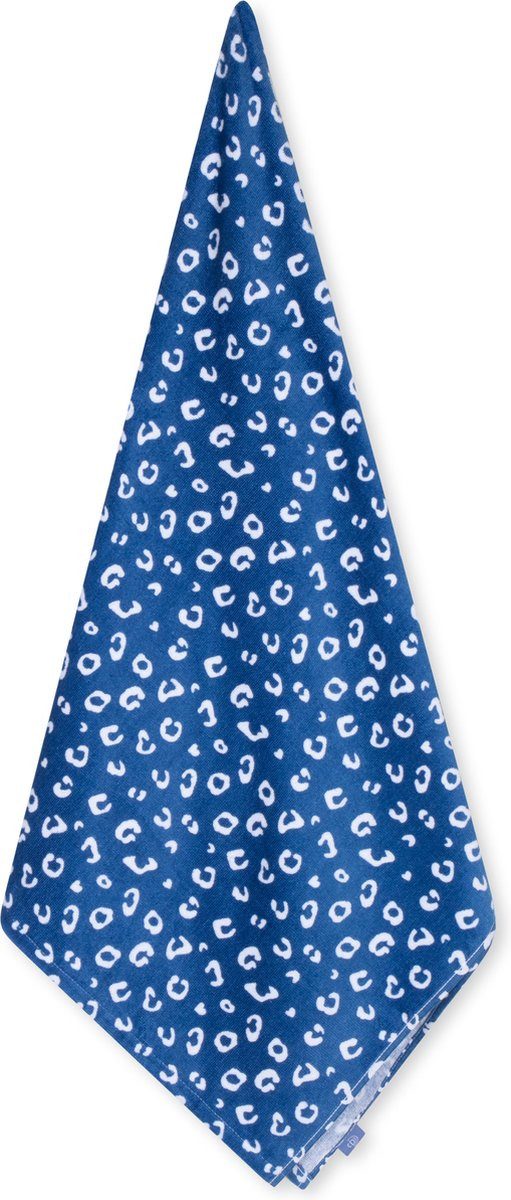 Swim Essentials Strandtücher Strandlaken Strandtuch Blau Leopard Muster 135 x 65 cm, Badetuch Handtuch