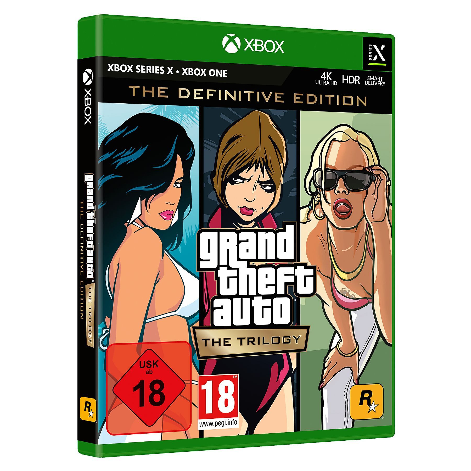 Grand Theft Auto: The Trilogy (GTA 3 + Vice City + San Andreas) Xbox One Xbox One X Xbox Series X