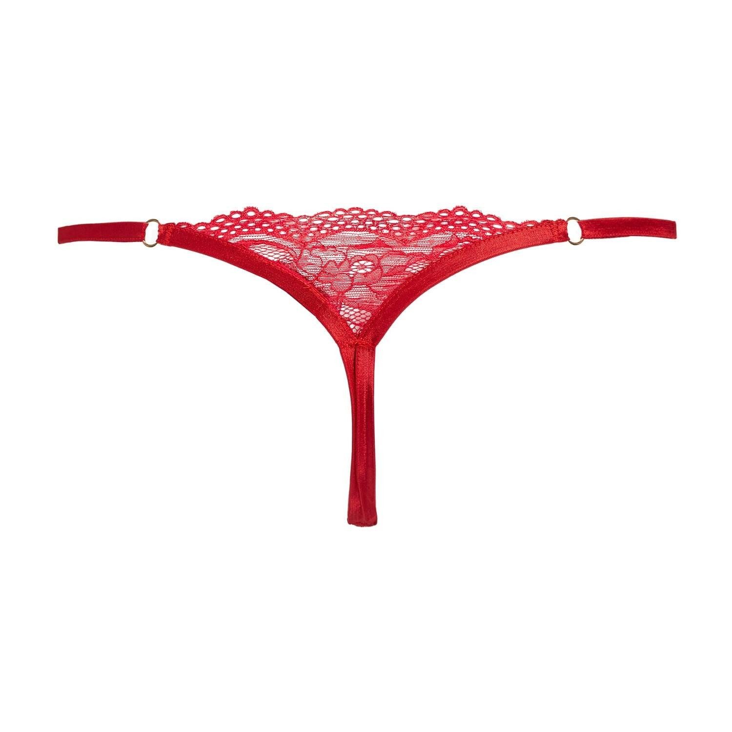 Escora String-Ouvert String Tanga ouvert rot sexy