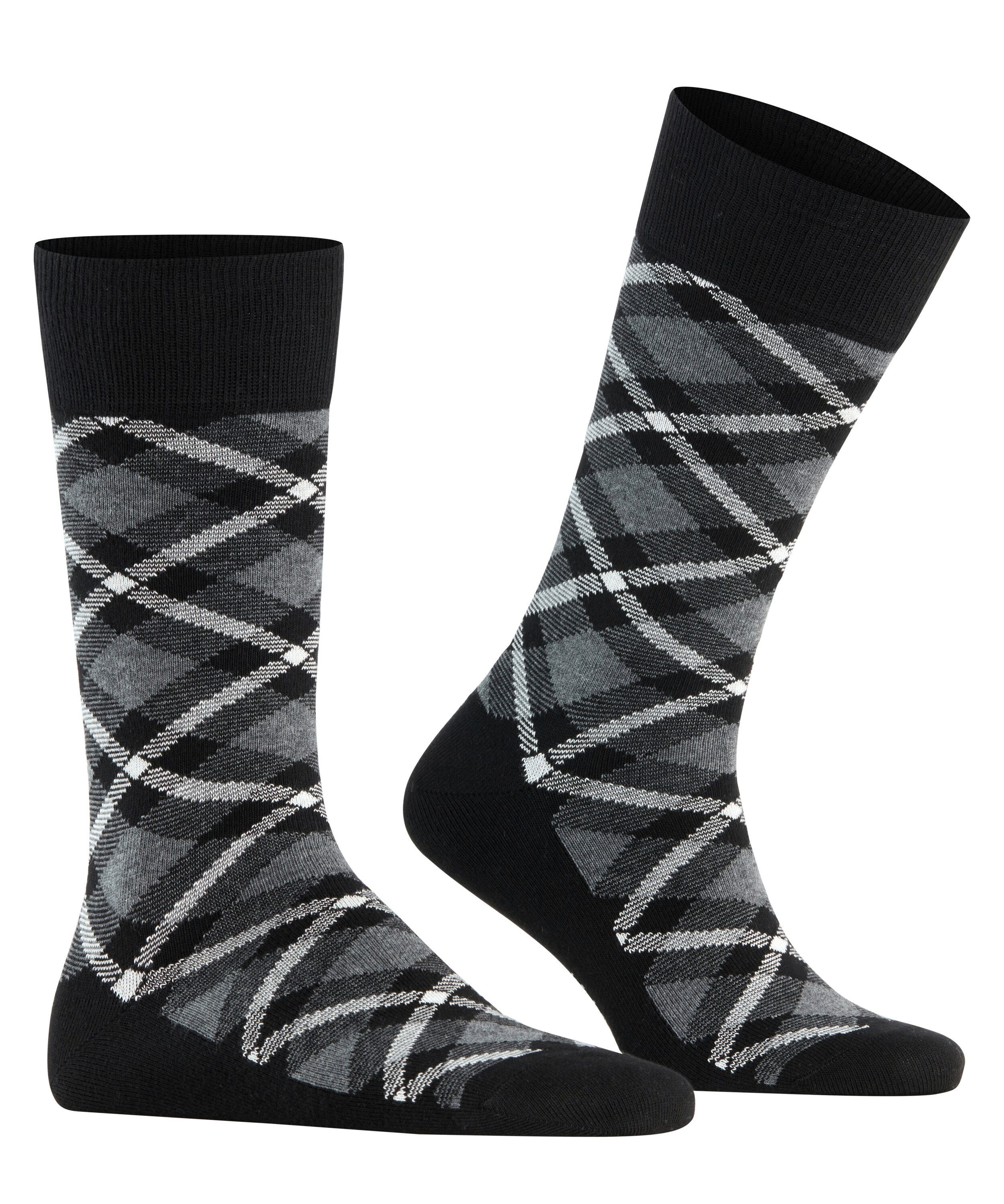 Burlington Socken Tartan Socken mit britischem Traditions-Muster (1-Paar) mit britischem Traditions-Muster